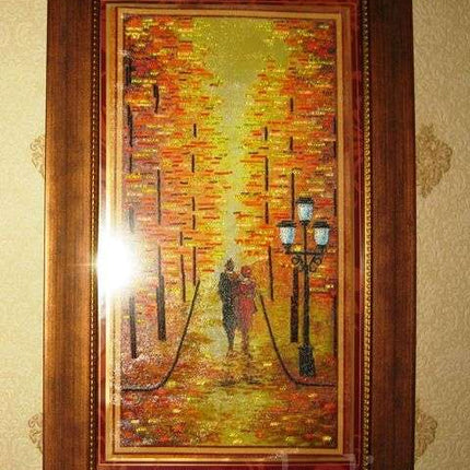 DIY Bead Embroidery Kit "Avenue" 9.4"x17.3" / 24.0x44.0 cm