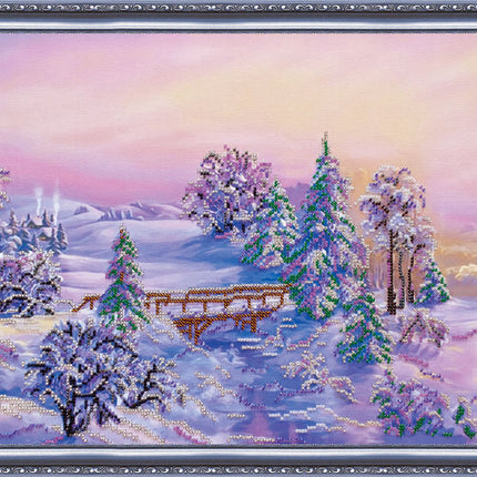 DIY Bead Embroidery Kit "Bewitched forest" 26.2"x11.8" / 66.5x30.0 cm