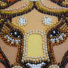 DIY Bead Embroidery Kit "Leo" 8.7"x8.7" / 22.0x22.0 cm