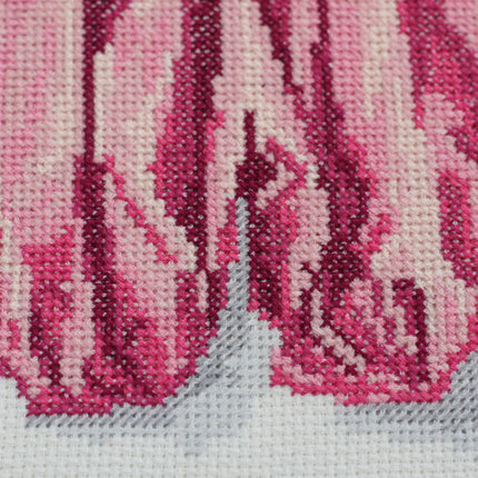 DIY Cross Stitch Kit "Baby. Girl" 9.1"x12.8"