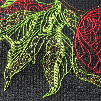 DIY Cross Stitch Kit "Grenades" 7.1"x7.5"