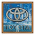 DIY Bead Embroidery Kit "TOYOTA"  5.9"x5.9" / 15.0x15.0 cm