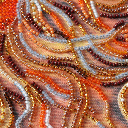 DIY Bead Embroidery Kit "Sunny lion"