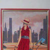 DIY Bead Embroidery Kit "Retro travel – 3" 11.8"x15.2" / 30.0x38.5 cm