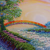 DIY Bead Embroidery Kit "Crystal spray fly" 11.8"x11.8" / 30.0x30.0 cm