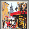 DIY Bead Embroidery Kit "Street Cafe" 13.0"x10.6" / 33.0x27.0 cm