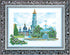 DIY Bead Embroidery Kit "St. Basil's Cathedral" 13.8"x10.8" / 35.0x27.5 cm