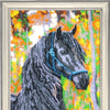 DIY Bead Embroidery Kit "Pretty Boy" 14.2"x9.4" / 36.0x24.0 cm