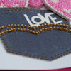 DIY kit postcard 3D for embroidery with beads "With an open heart" 5.8"x8.3" / 14.8x21.0 cm