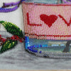 DIY Bead Embroidery Kit "About love" 9.8"x13.4" / 25.0x34.0 cm