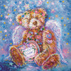 Canvas for bead embroidery "Teddy angel" 11.8"x11.8" / 30.0x30.0 cm