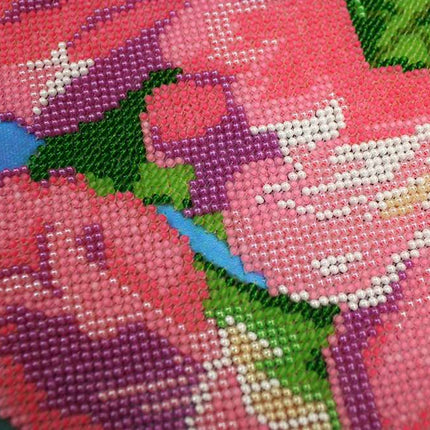 DIY Bead Embroidery Kit "Mallow" 12.6"x22.0" / 32.0x56.0 cm