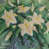 Canvas for bead embroidery "Lily" 11.8"x10.6" / 30.0x27.0 cm