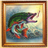 DIY Bead Embroidery Kit "On the hook" 11.8"x11.8" / 30.0x30.0 cm