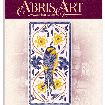 DIY Cross Stitch Kit "Birdie-1" 7.5"x14.6"