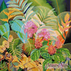 Canvas for bead embroidery "Treasures of the jungle" 11.8"x11.8" / 30.0x30.0 cm
