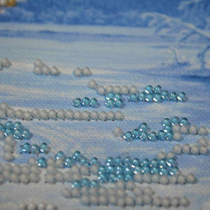 DIY Bead Embroidery Kit "Eternal calling" 17.7"x12.6" / 45.0x32.0 cm