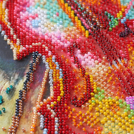 DIY Bead Embroidery Kit "Sparks of sound" 11.8"x15.7" / 30.0x40.0 cm