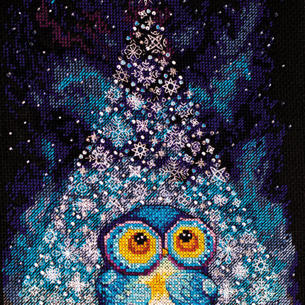 DIY Cross Stitch Kit "Magic night" 7.1"x9.4"