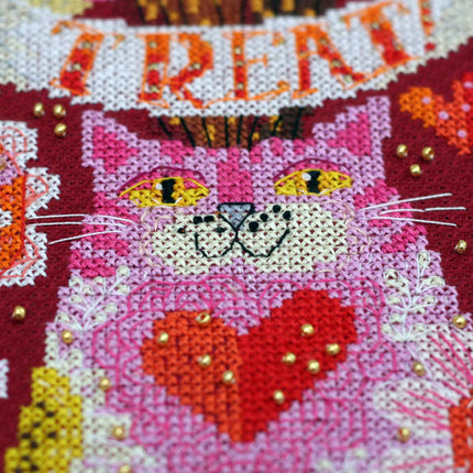DIY Cross Stitch Kit "Love" 7.5"x10.6"