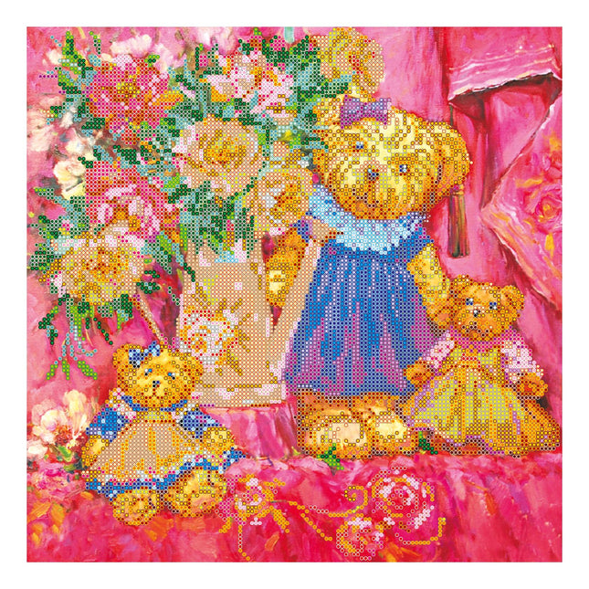 Canvas for bead embroidery "Waiting for you" 11.8"x11.8" / 30.0x30.0 cm