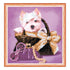 DIY Bead Embroidery Kit "Little friend"  5.9"x5.9" / 15.0x15.0 cm