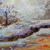 DIY Bead Embroidery Kit "Crystal winter" 11.8"x13.8" / 30.0x35.0 cm