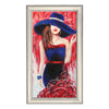 DIY Bead Embroidery Kit "Lady in a Hat (after O. Darchuk)" 15.7"x7.9" / 40.0x20.0 cm