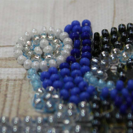 DIY Bead Embroidery Kit "Nevada"  5.9"x5.9" / 15.0x15.0 cm