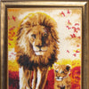 DIY Bead Embroidery Kit "Father and Son" 13.8"x9.8" / 35.0x25.0 cm