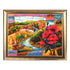 Bead DIY Embroidery Kit "Country Landscape. Poppies" 9.8"x13.0"/ 25.0x33.0 cm