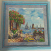 Canvas for bead embroidery "On Shore" 7.9"x7.9" / 20.0x20.0 cm