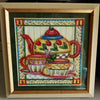 DIY Bead Embroidery Kit "Tea-party"  5.9"x5.9" / 15.0x15.0 cm