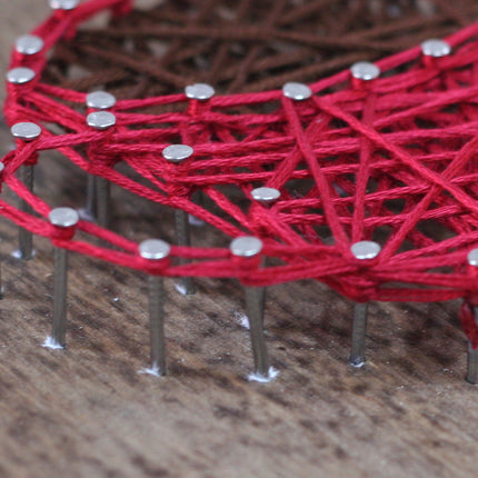 String Art Creative DIY Kit "Coffee" 7.5"x11.4" / 19.0x29.0 cm
