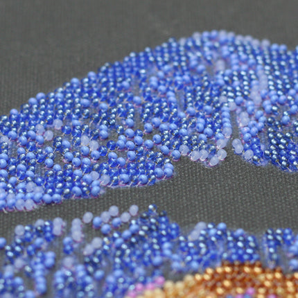 DIY Bead Embroidery Kit "Art fashion" 10.6"x18.9" / 27.0x48.0 cm