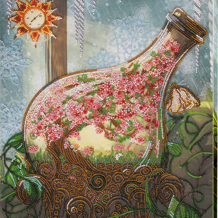 DIY Bead Embroidery Kit "Exactly" 12.2"x13.8" / 31.0x35.0 cm