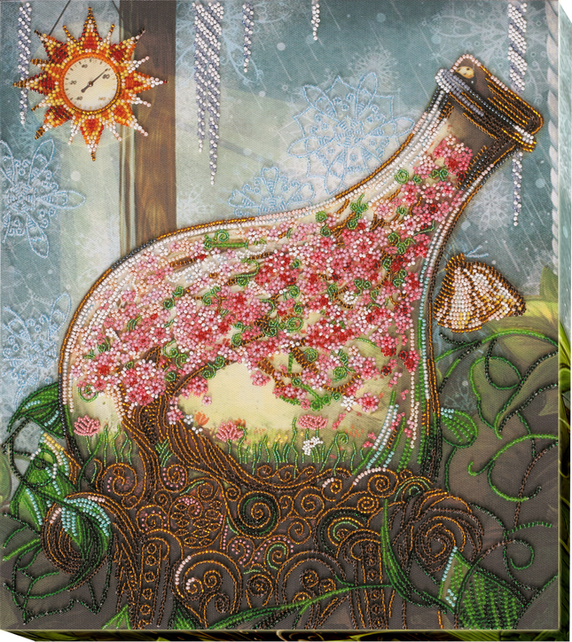 DIY Bead Embroidery Kit "Exactly" 12.2"x13.8" / 31.0x35.0 cm