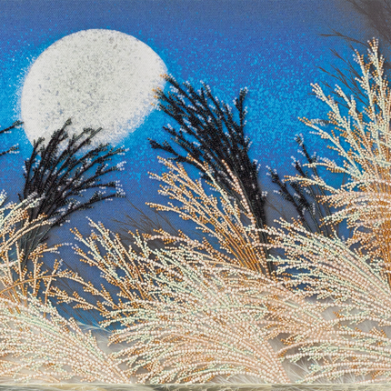 DIY Bead Embroidery Kit "Herbs whisper" 13.8"x10.6" / 35.0x27.0 cm