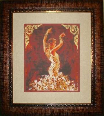 DIY Bead Embroidery Kit "Catherine" 9.1"x11.0" / 23.0x28.0 cm
