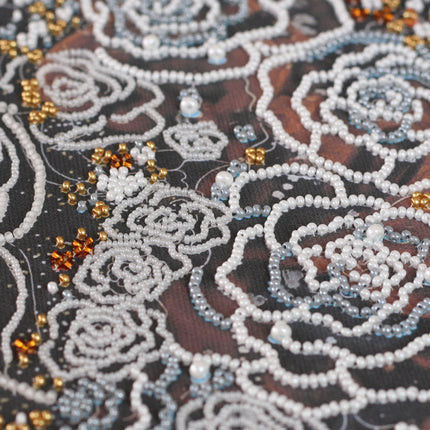 DIY Bead Embroidery Kit "In the moonlight" 11.8"x16.5" / 30.0x42.0 cm