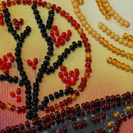 DIY Bead Embroidery Kit "Unforgettable evening"  5.9"x5.9" / 15.0x15.0 cm