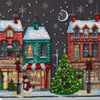 DIY Bead Embroidery Kit "Holiday town"