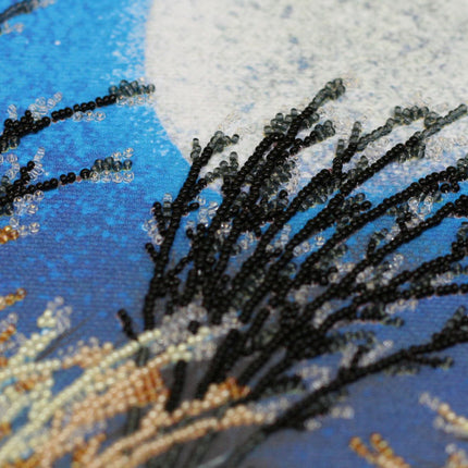 DIY Bead Embroidery Kit "Herbs whisper" 13.8"x10.6" / 35.0x27.0 cm
