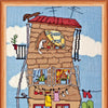 DIY Cross Stitch Kit "Summer house" 7.6"x15.0"