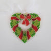 DIY Christmas tree toy "Heart-shaped Christmas wreath"