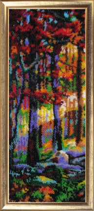 Bead DIY Embroidery Kit "Sunbeams part 1" 12.6"x5.1"/ 32.0x13.0 cm