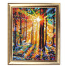 Bead DIY Embroidery Kit "Sunbeams part 2" 12.6"x10.2"/ 32.0x26.0 cm