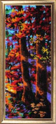 Bead DIY Embroidery Kit "Sunbeams part 3" 12.6"x5.1"/ 32.0x13.0 cm