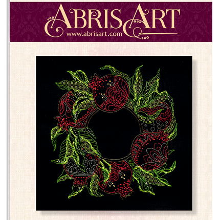DIY Cross Stitch Kit "Grenades" 7.1"x7.5"
