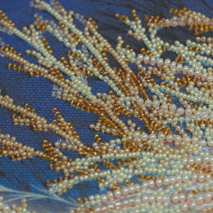 DIY Bead Embroidery Kit "Herbs whisper" 13.8"x10.6" / 35.0x27.0 cm
